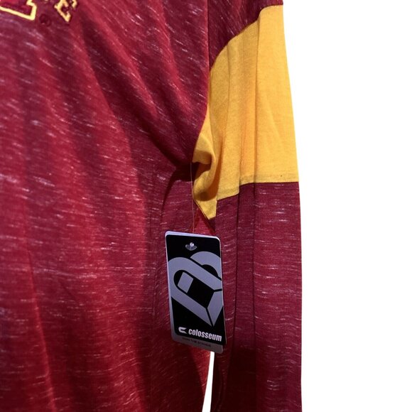 NEW Iowa State Cyclones Colosseum Adventure Speckle Henly LS Red Shirt Women's M - Picture 5 of 7